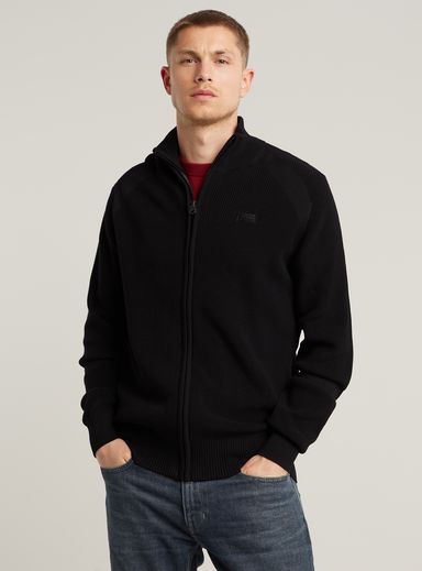 Detailed Knitted Zip Thru